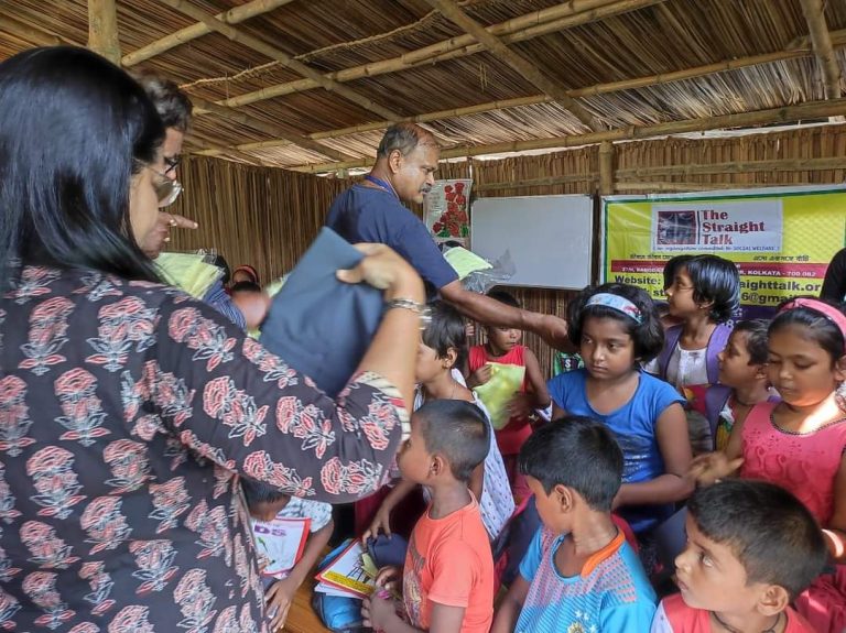 69th Program with Amit Memorial Education Centre at Champahati, South 24 Parganas.